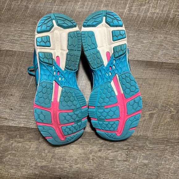 ASICS Gel- Kayano 25 Running Shoes women’s US 7.5 EU 39 Blue Pink Black Athletic - Picture 4 of 8
